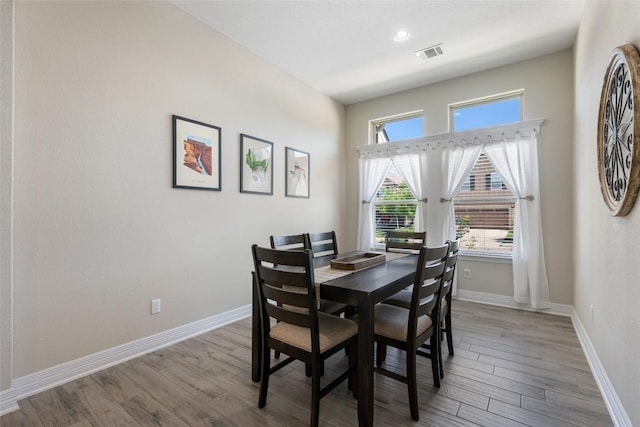 213 Russet Trl, Georgetown, TX 78628 - dining room with wood finished floors and baseboards