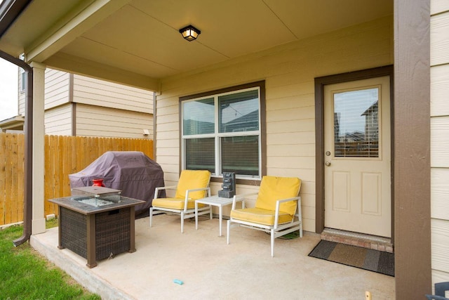421 Perfect World Loop, Jarrell, TX 76537 - view of patio featuring area for grilling