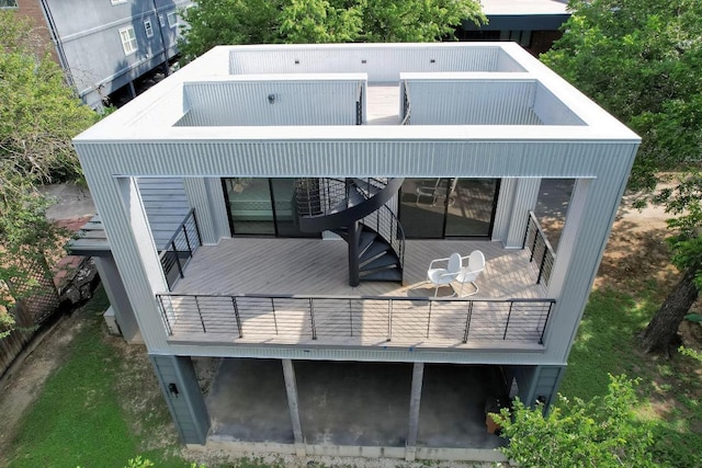 803 Josephine St, Austin, TX 78704 - back of property featuring a wooden deck