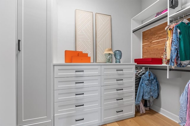 413 Mercer Falls Rd, Lakeway, TX 78738 - walk in closet featuring light wood-type flooring