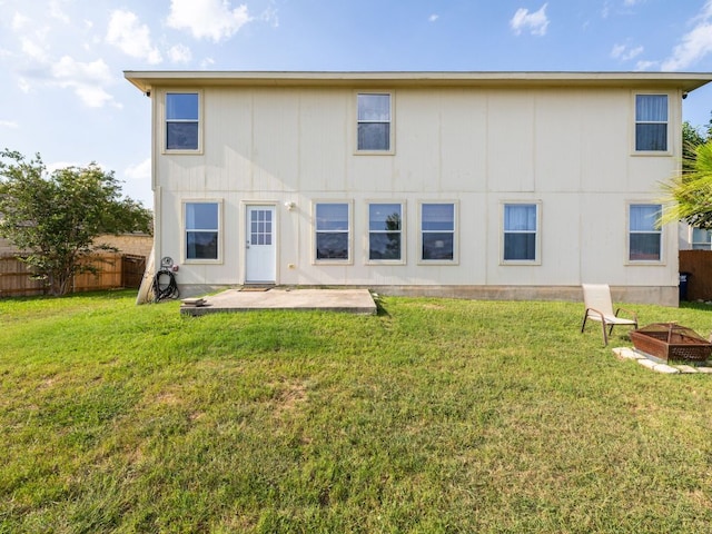 235 Herrera Trl, Hutto, TX 78634 - rear view of property featuring a patio area