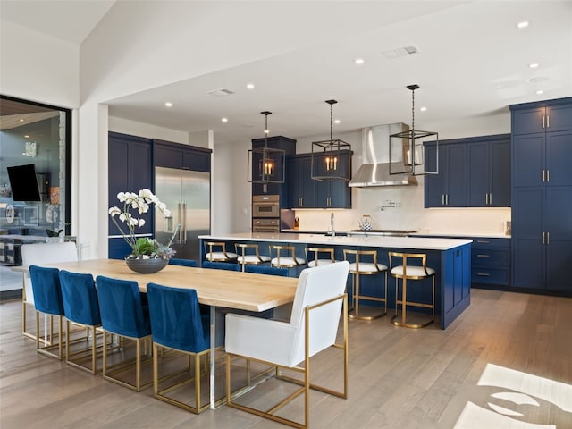 6037 Verandero Ct, Austin, TX 78738 - dining space with light wood-style flooring and recessed lighting