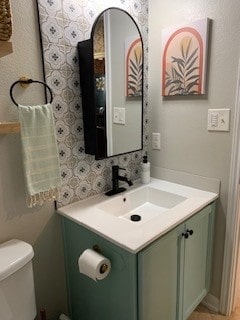 387 Mcgarity, Kyle, TX 78640 - bathroom with vanity and toilet