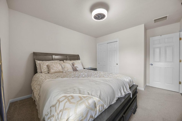 2801 Stirrup Cv, Leander, TX 78641 - bedroom featuring light carpet, baseboards, and a closet