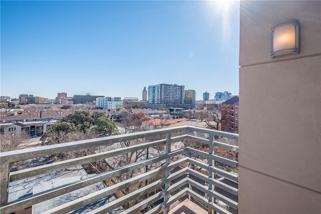 711 W 26th St Unit 703, Austin, TX 78705 - balcony with a city view