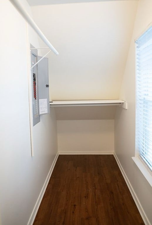 2841 San Gabriel St, Austin, TX 78705 - spacious closet with wood finished floors