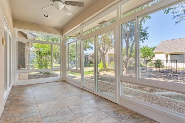712 Texas Dr, Georgetown, TX 78633 - unfurnished sunroom with healthy amount of natural light and stone finish floors