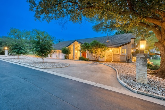 2704 Aurora, Horseshoe Bay, TX 78657 - view of front of home featuring a tile roof