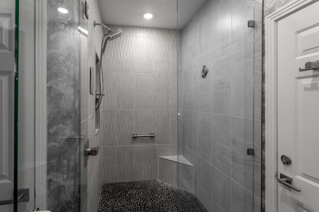 2704 Aurora, Horseshoe Bay, TX 78657 - full bath with a stall shower and recessed lighting