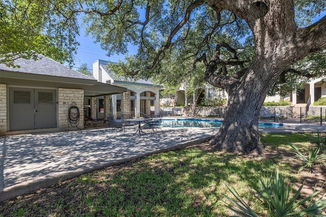 9226 Jollyville Rd Unit 191, Austin, TX 78759 - view of pool featuring a patio