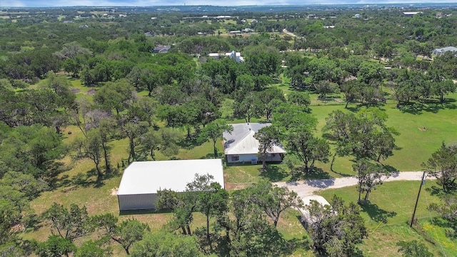 226 Mesa Rdg, Leander, TX 78641 - view from above of property with a forest