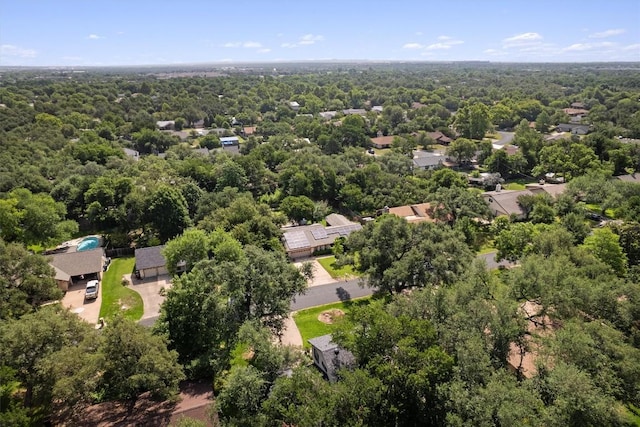 13215 Woodthorpe St, Austin, TX 78729 - aerial view of a forest