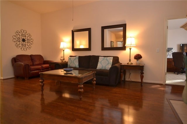 241 Wild Buffalo Dr, Kyle, TX 78640 - living area with wood finished floors and baseboards