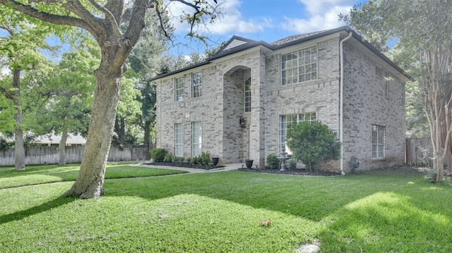 3504 Ashmere Loop SE, Round Rock, TX 78681 - view of front of home with brick siding