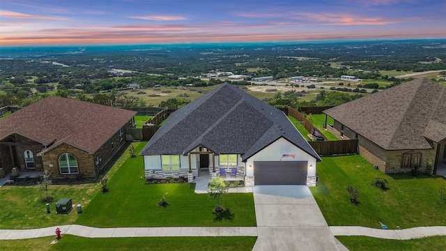 222 Overlook Trl, Copperas Cove, TX 76522 - view of aerial view at dusk