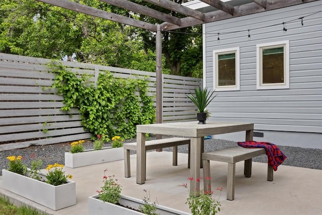 1707 Collier St, Austin, TX 78704 - view of patio / terrace with outdoor dining space and a pergola