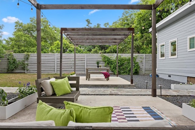 1707 Collier St, Austin, TX 78704 - fenced backyard with a patio area and a pergola