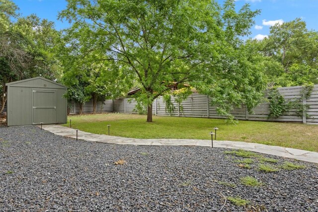 1707 Collier St, Austin, TX 78704 - view of yard with a storage unit
