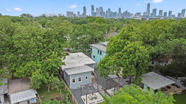 1707 Collier St, Austin, TX 78704 - bird's eye view of city skyline