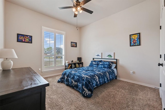 149 Metheglin Dr, Temple, TX 76502 - bedroom featuring carpet floors, baseboards, and a ceiling fan