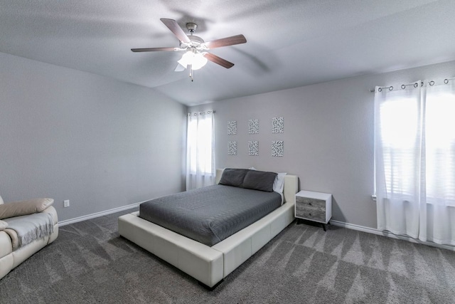 7002 Spirit Of The W Dr, Killeen, TX 76549 - carpeted bedroom with baseboards and ceiling fan