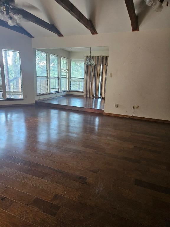 319 Fawnridge St, Georgetown, TX 78628 - spare room with dark wood-type flooring and ceiling fan