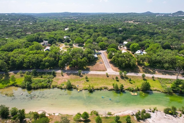 810 River Rd, Wimberley, TX 78676 - drone / aerial view of a forest and a nearby body of water