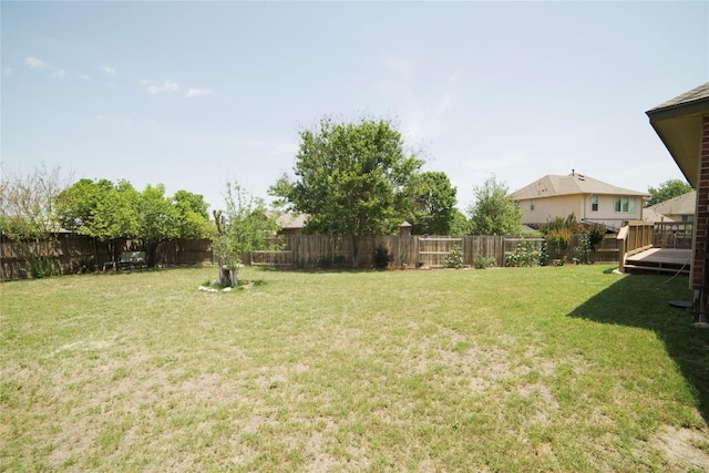 1800 Quiet Meadows Cv, Pflugerville, TX 78660 - fenced backyard featuring a deck