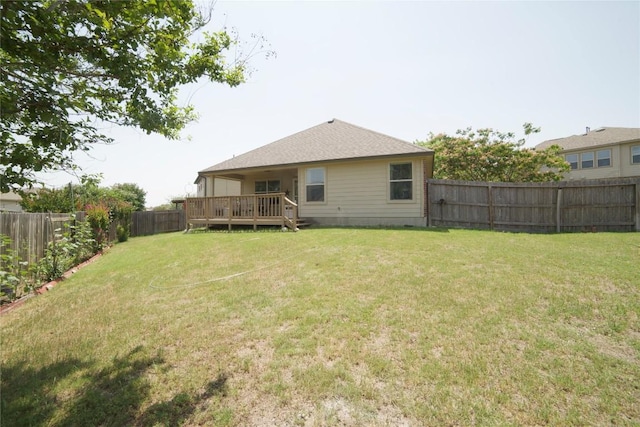 1800 Quiet Meadows Cv, Pflugerville, TX 78660 - back of house with a wooden deck