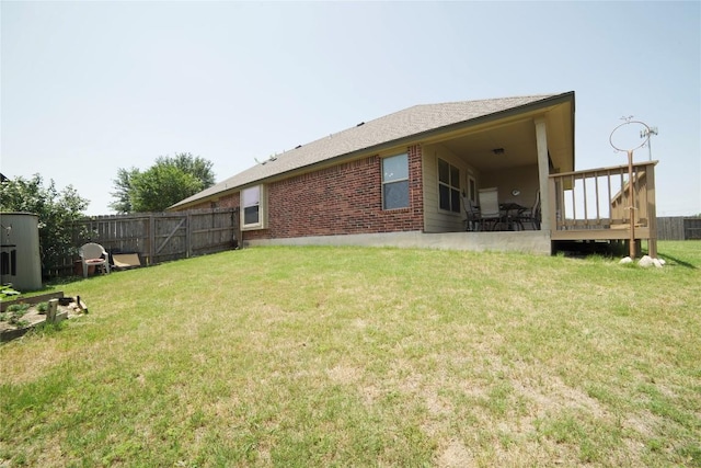 1800 Quiet Meadows Cv, Pflugerville, TX 78660 - rear view of house with brick siding