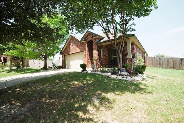 1800 Quiet Meadows Cv, Pflugerville, TX 78660 - view of front facade with brick siding, a garage, and driveway