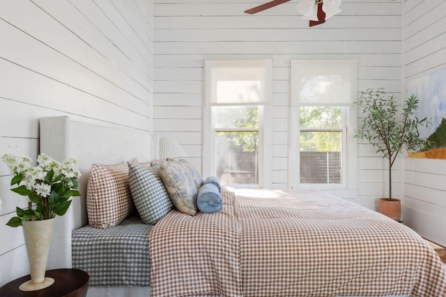 1211 E 13th St, Austin, TX 78702 - bedroom featuring wooden walls