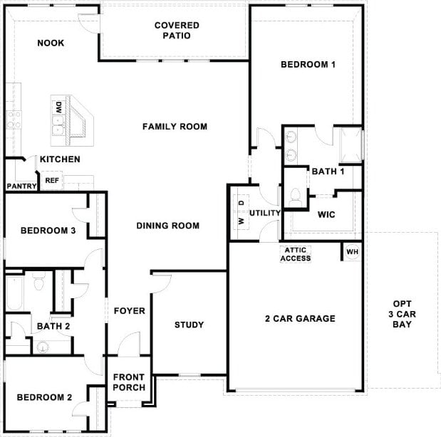 362 Barron Estate Dr, Lockhart, TX 78644 - home floor plan