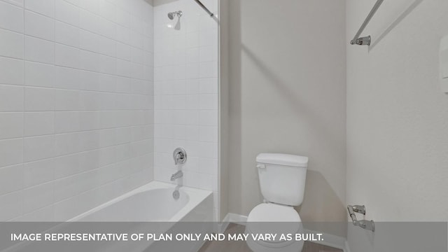 362 Barron Estate Dr, Lockhart, TX 78644 - full bath featuring toilet and shower / washtub combination