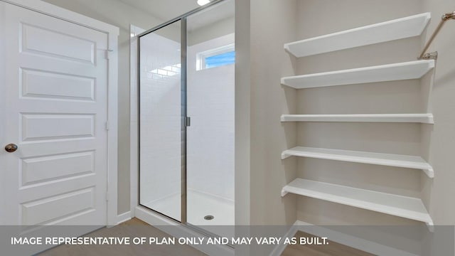362 Barron Estate Dr, Lockhart, TX 78644 - bathroom with a shower stall