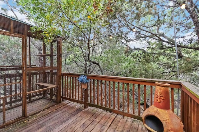 1454 Rose Ln, Canyon Lake, TX 78133 - view of deck