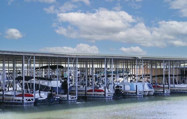 1454 Rose Ln, Canyon Lake, TX 78133 - dock area featuring a water view