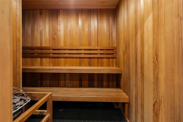 70 Rainey St Unit 2106, Austin, TX 78701 - sauna / steam room featuring wood walls