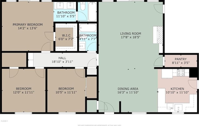 259 Akaloa Dr, Bastrop, TX 78602 - room layout