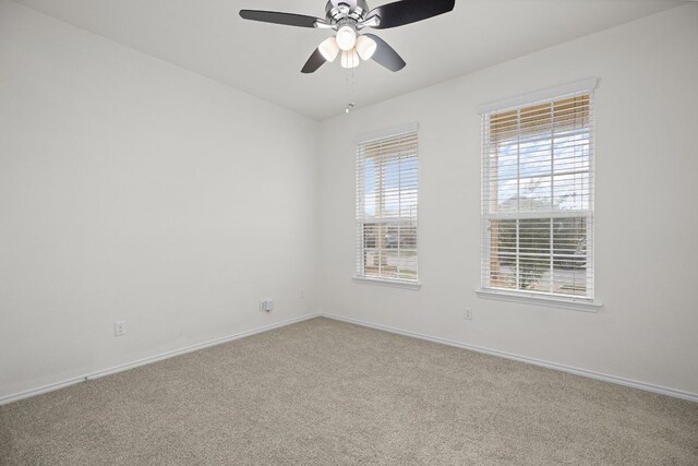 423 Sierra Mar Loop, Leander, TX 78641 - unfurnished room featuring carpet floors and ceiling fan
