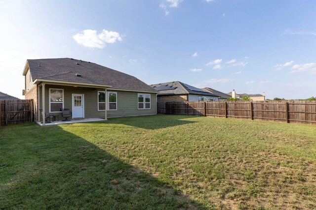 423 Sierra Mar Loop, Leander, TX 78641 - back of property featuring a patio area and a fenced backyard