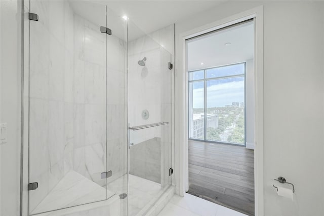 501 W Ave Unit 1104, Austin, TX 78701 - full bath featuring a marble finish shower