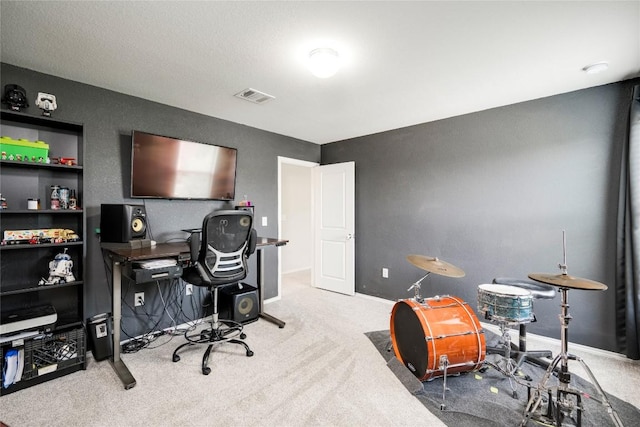 10701 Dimitrios Dr, Austin, TX 78747 - office area featuring carpet floors