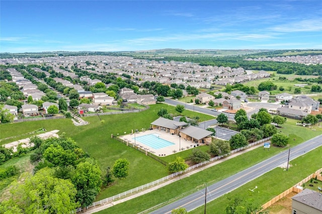 10701 Dimitrios Dr, Austin, TX 78747 - aerial view of residential area with a pool