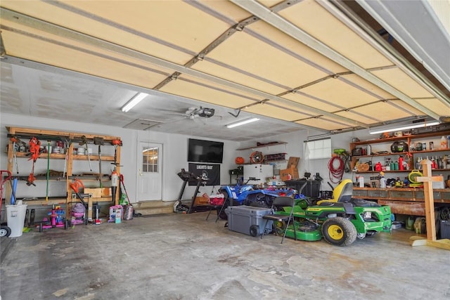731 Verna Lee Blvd, Harker Heights, TX 76548 - garage featuring a workshop area