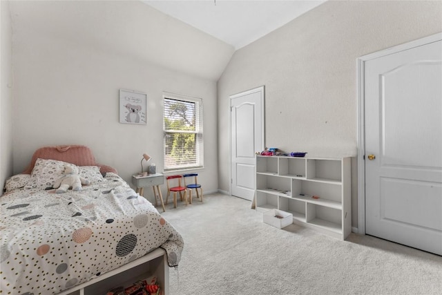 5357 Austral Loop, Austin, TX 78739 - carpeted bedroom with lofted ceiling