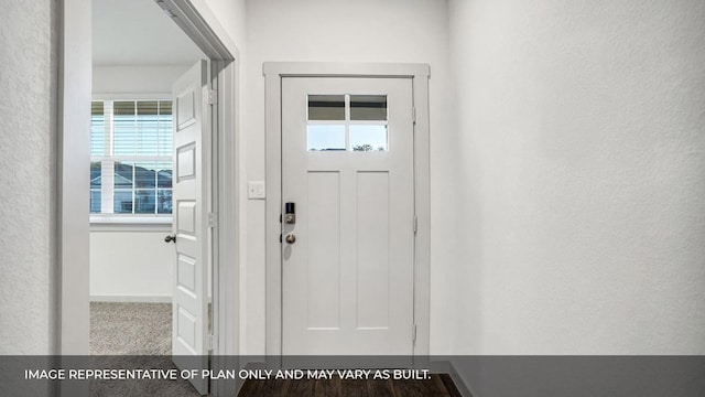 549 Osprey Dr, Leander, TX 78641 - entrance foyer featuring a textured wall and baseboards