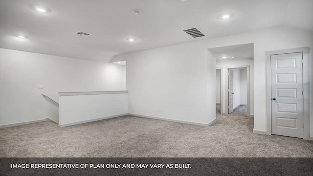 549 Osprey Dr, Leander, TX 78641 - unfurnished room featuring carpet, baseboards, and recessed lighting
