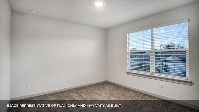 549 Osprey Dr, Leander, TX 78641 - empty room featuring carpet floors, baseboards, and recessed lighting