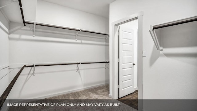 549 Osprey Dr, Leander, TX 78641 - walk in closet featuring carpet floors
